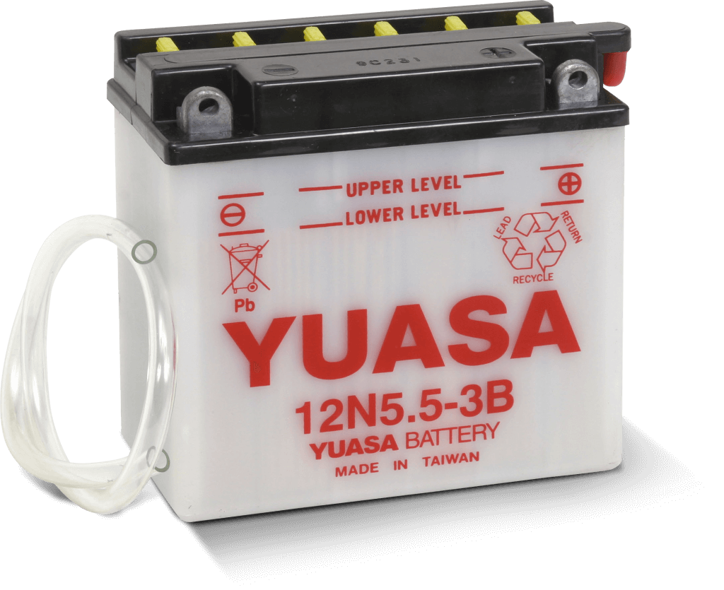 Batería 12N5.5A-3B Yuasa PowerSport (cargo por núcleo de $10)