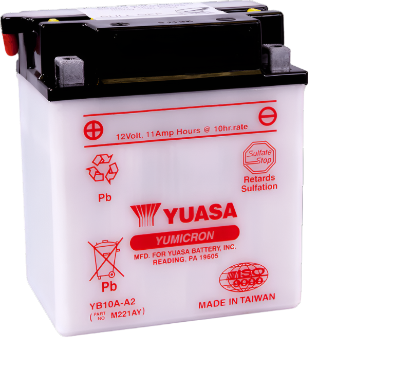 Batería Yuasa PowerSport YB10A-A2 (cargo por núcleo de $10)