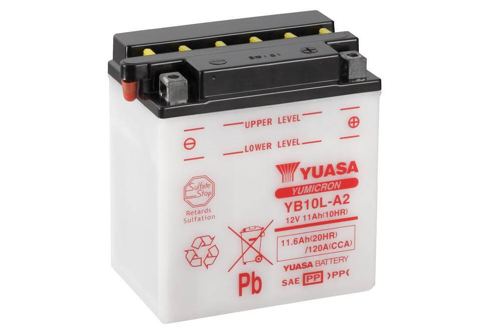 Batería YB10L-A2 Yuasa PowerSport (cargo por núcleo de $10)