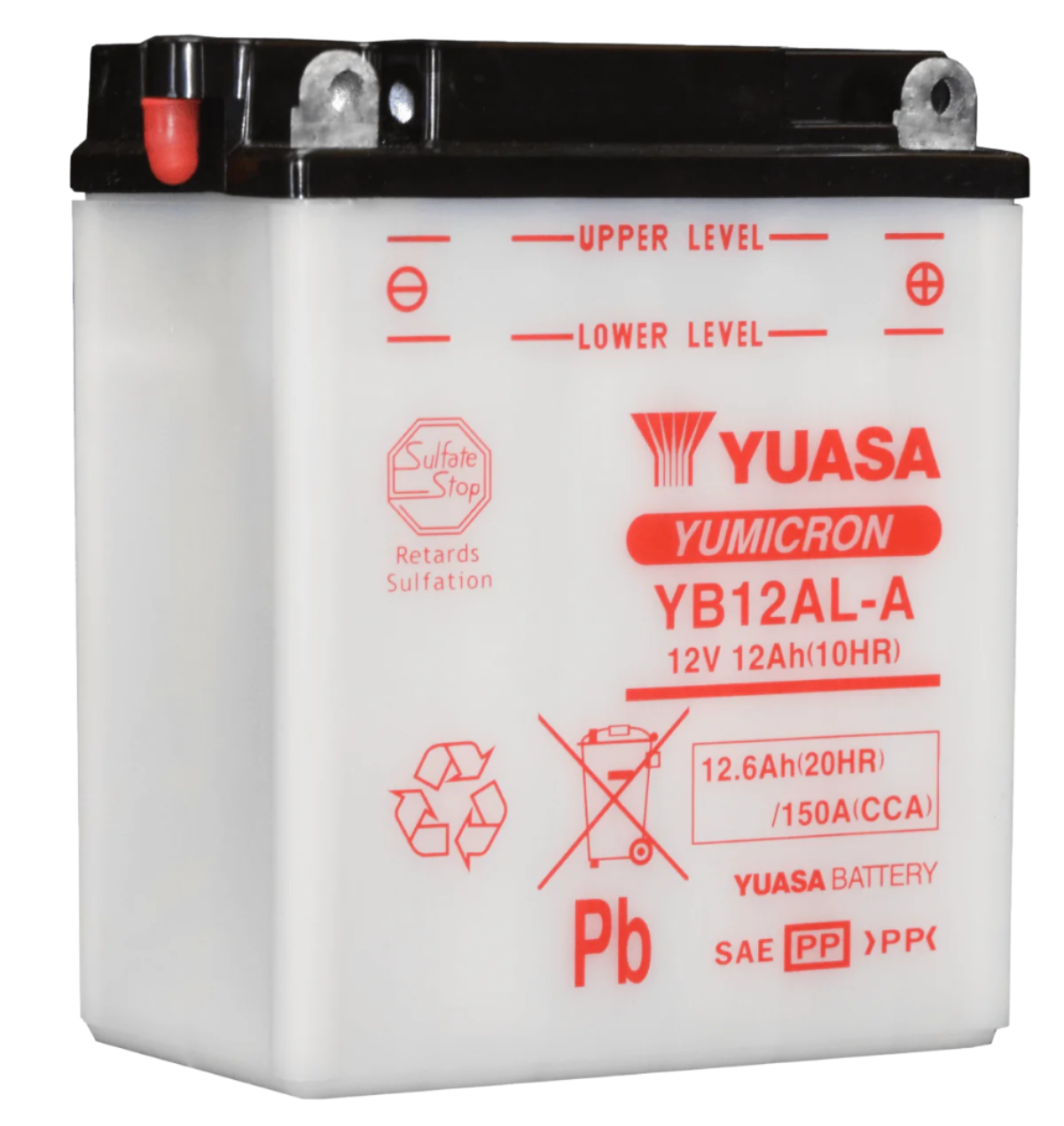 Batería Yuasa PowerSport YB12AL-A (cargo por núcleo de $10)