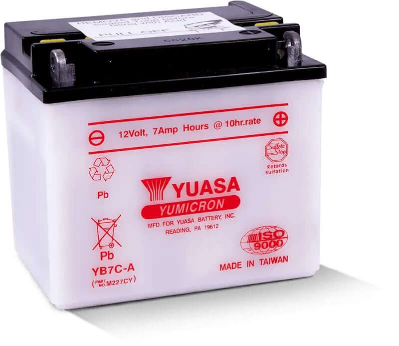 Batería YB7C-A Yuasa PowerSport (cargo por núcleo de $10)