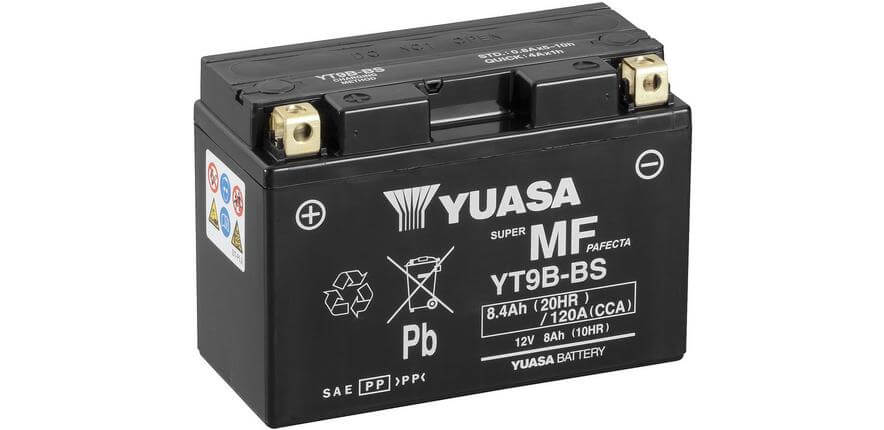 Batería YT9B Yuasa PowerSport (cargo por núcleo de $10)