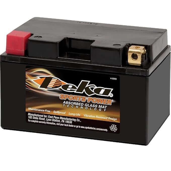 ETZ10S Deka PowerSport Battery ($10 Core Charge)
