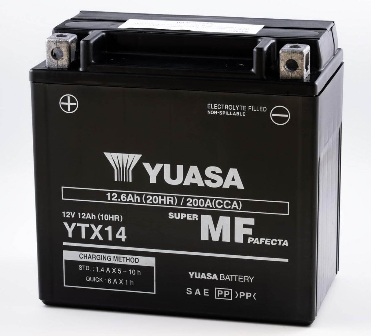 Batería YTX14 Yuasa PowerSport (cargo por núcleo de $10)