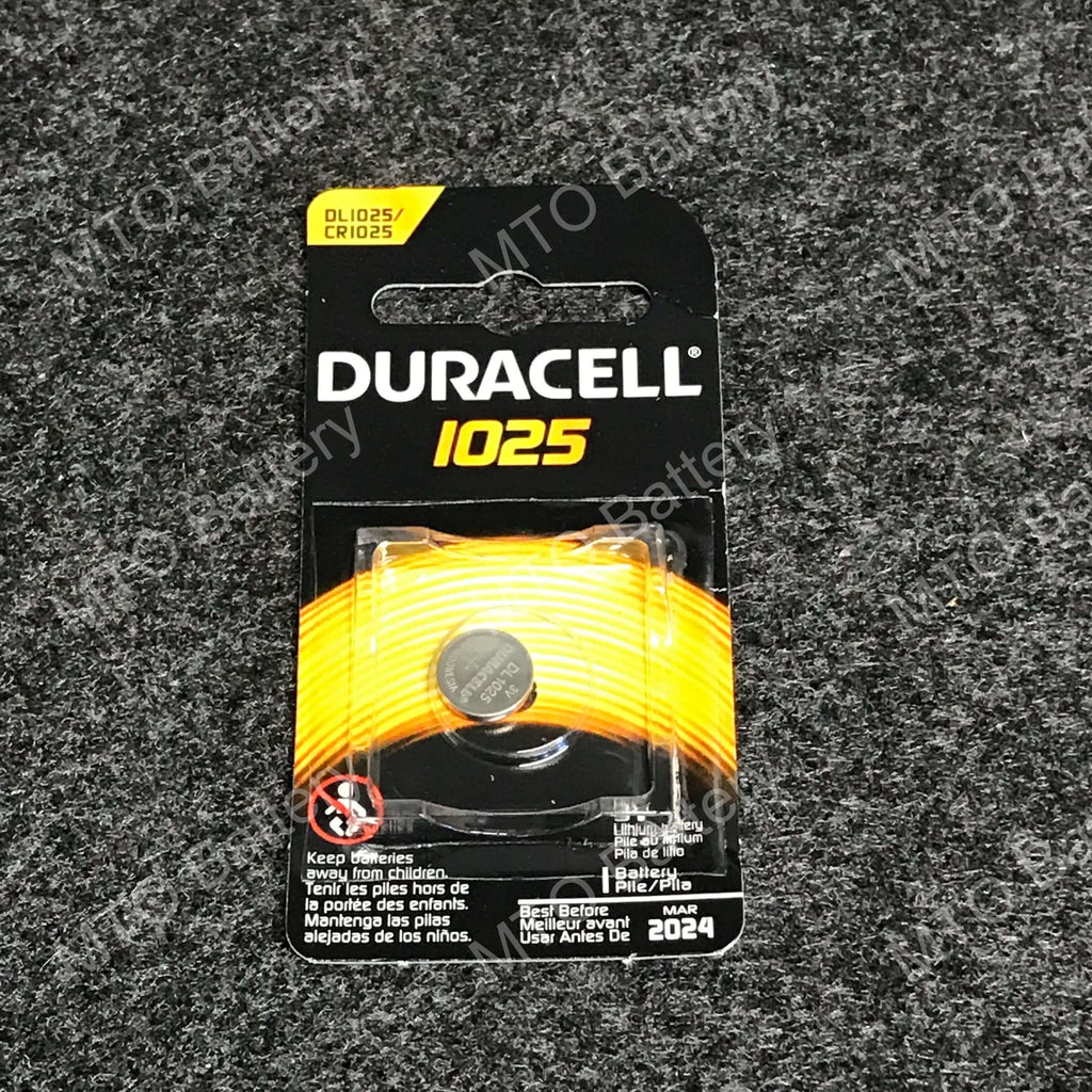 1025 Duracell 3V Lithium Coin Cell DL1025
