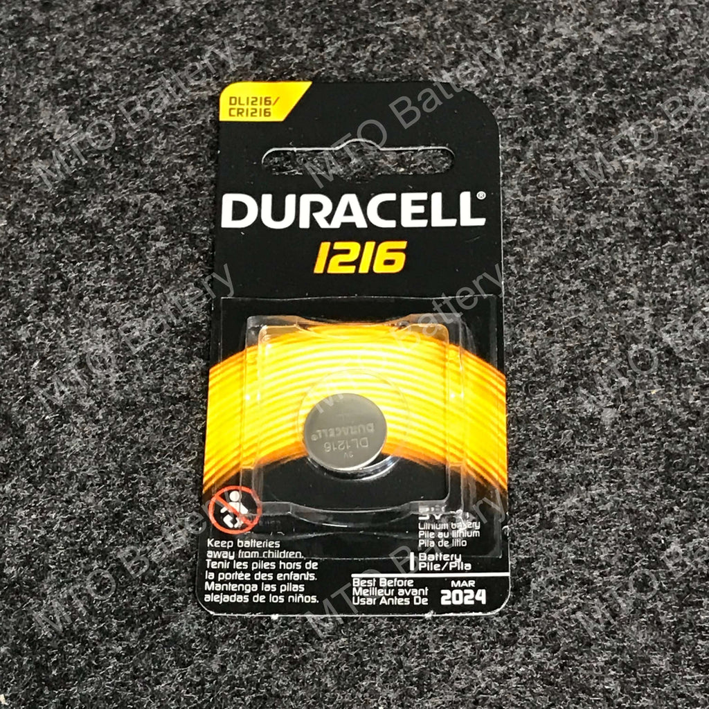 1216 Duracell 3V Lithium Coin Cell DL1216
