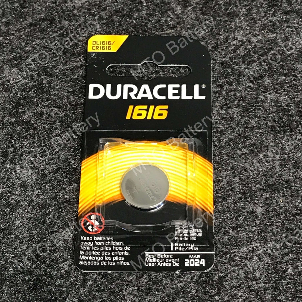 1616 Duracell 3V Lithium Coin Cell DL1616