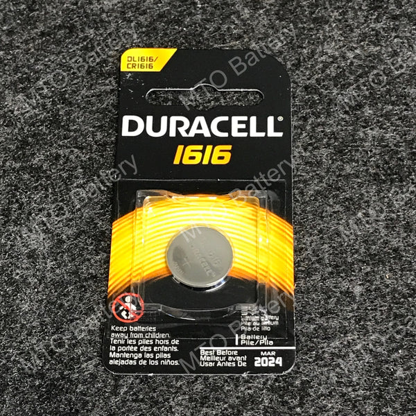 1616 Duracell 3V Lithium Coin Cell DL1616 – MTO Battery