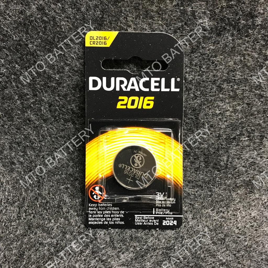 2016 Duracell 3V Lithium Coin Cell DL2016