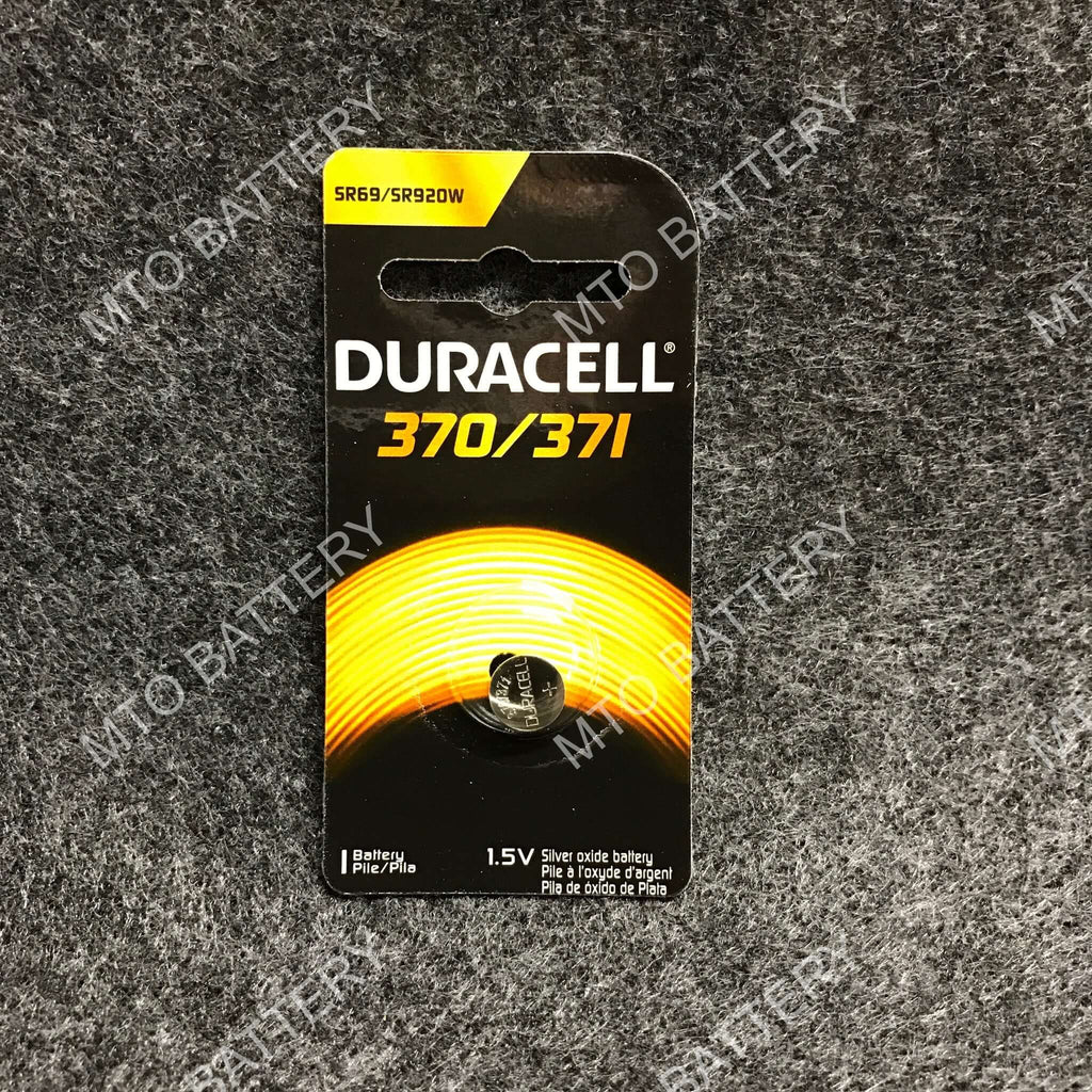 370/371 Duracell 1.5V Silver Oxide Coin Cell D370-371PK