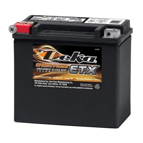 ETX16 DEKA PowerSport Battery ($10 Core Charge)