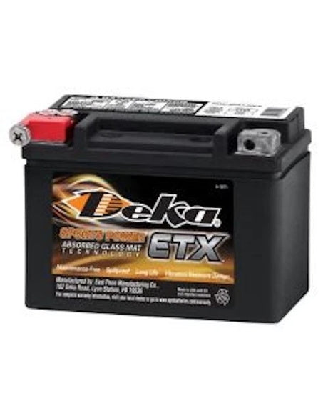 ETX9 DEKA PowerSport Battery ($10 Core Charge)