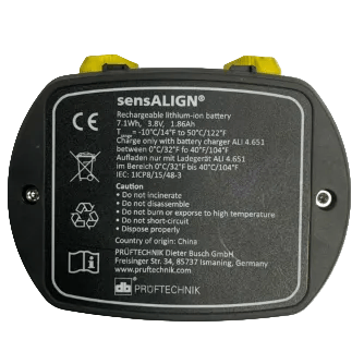 ALI 4.960 sensALIGN PRUFTECHNIK® Smart Lithium Battery Rebuild Service