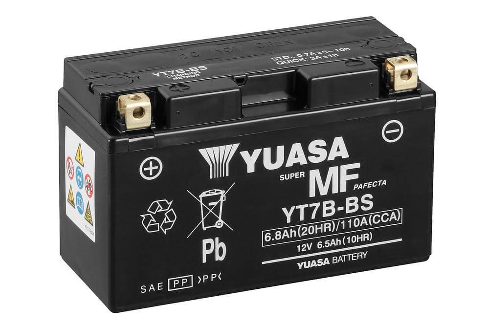 Batería YT7B Yuasa PowerSport (cargo por núcleo de $10) 
