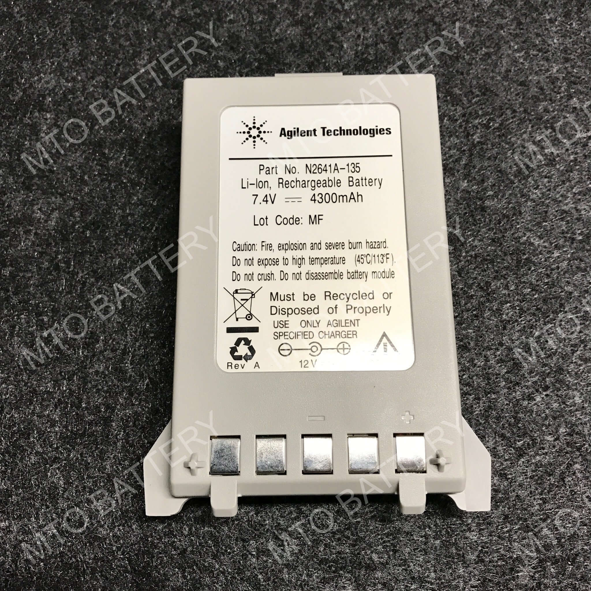 N2641A-135 Agilent® Battery Rebuild Service – MTO Battery